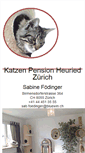 Mobile Screenshot of katzenpensionheuried.ch
